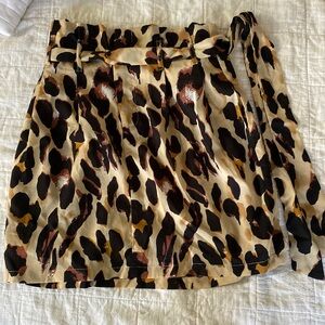 NWOT altard state leopard skirt